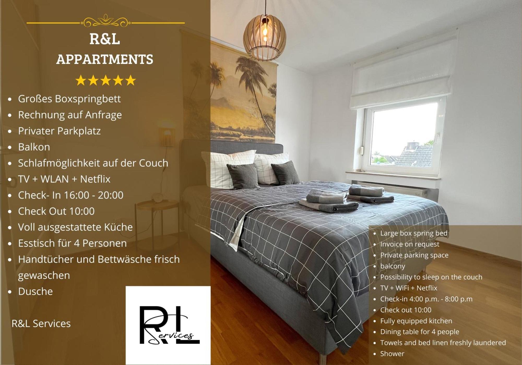 Beautiful 2-Room Apartment With Balkony In Willich Esterno foto